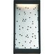 Pinball LED 14 inch Sand Bronze With Silver Dust Pocket Lantern, Outdoor
