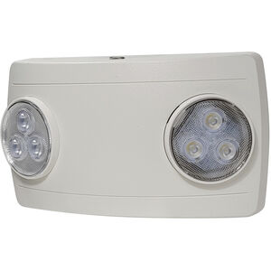 Aaliyah 2 Light White Exit / Emergency Ceiling Light