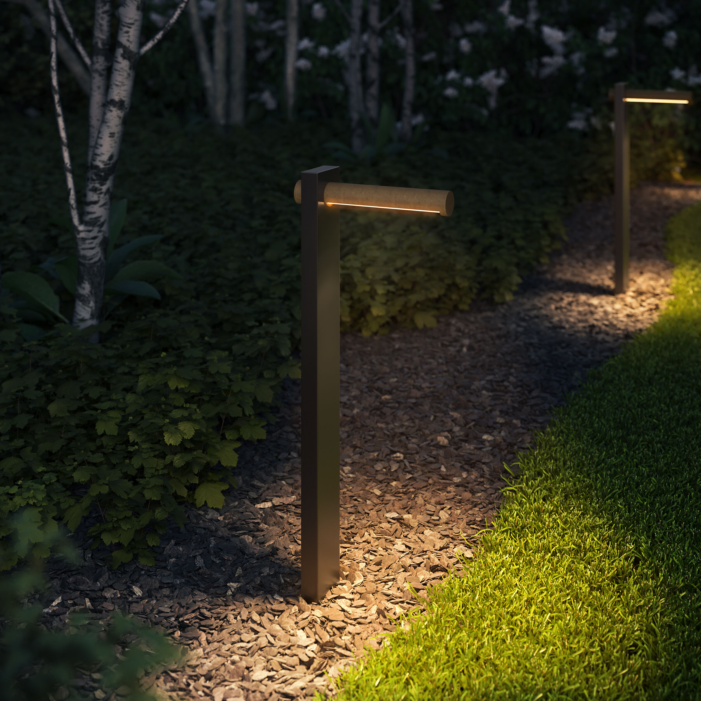 Scope 12v 2.5 watt Black and Burnished Bronze Landscape Path Light