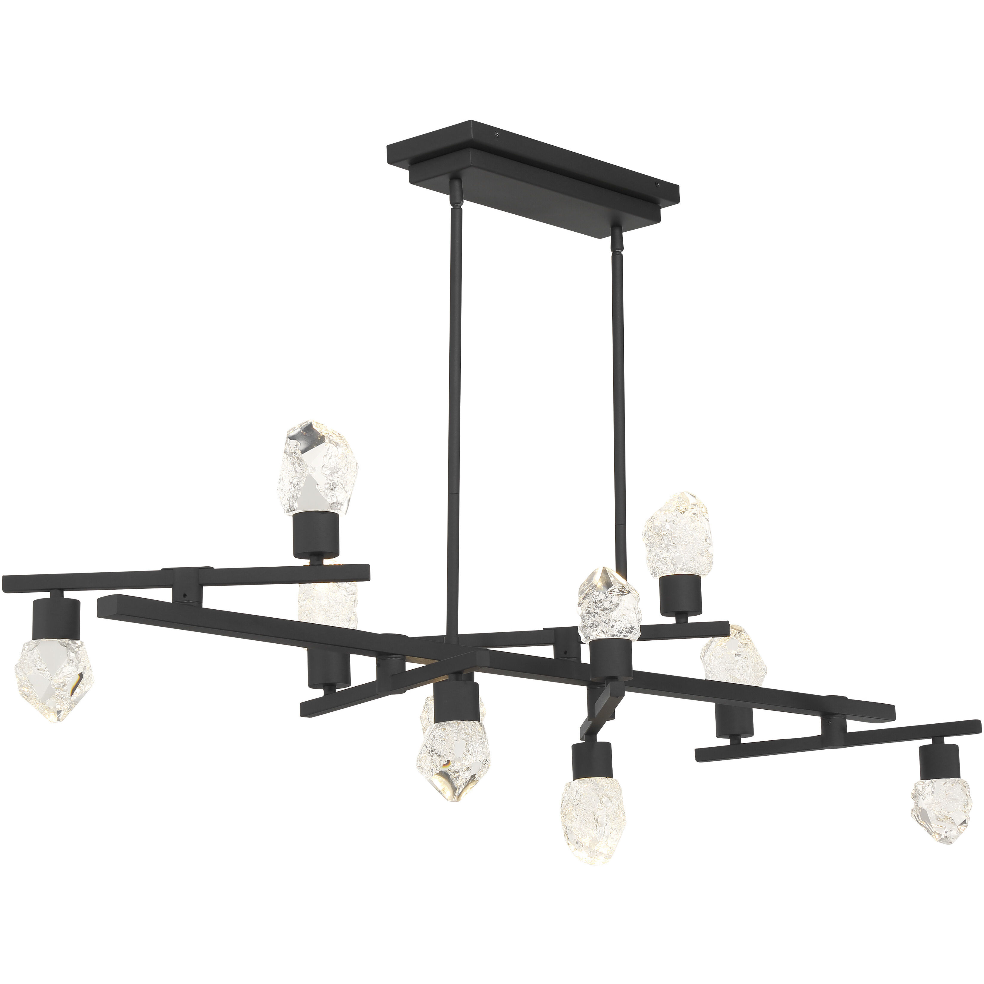 Kosmyc LED 49.5 inch Sand Black Island Light Ceiling Light