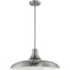 Pocco 1 Light 21.25 inch Brushed Polished Nickel Pendant Ceiling Light