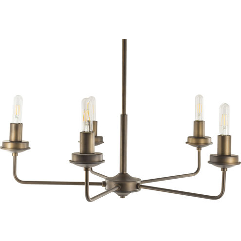 Sannah 5 Light 33 inch Bronze Chandelier Ceiling Light