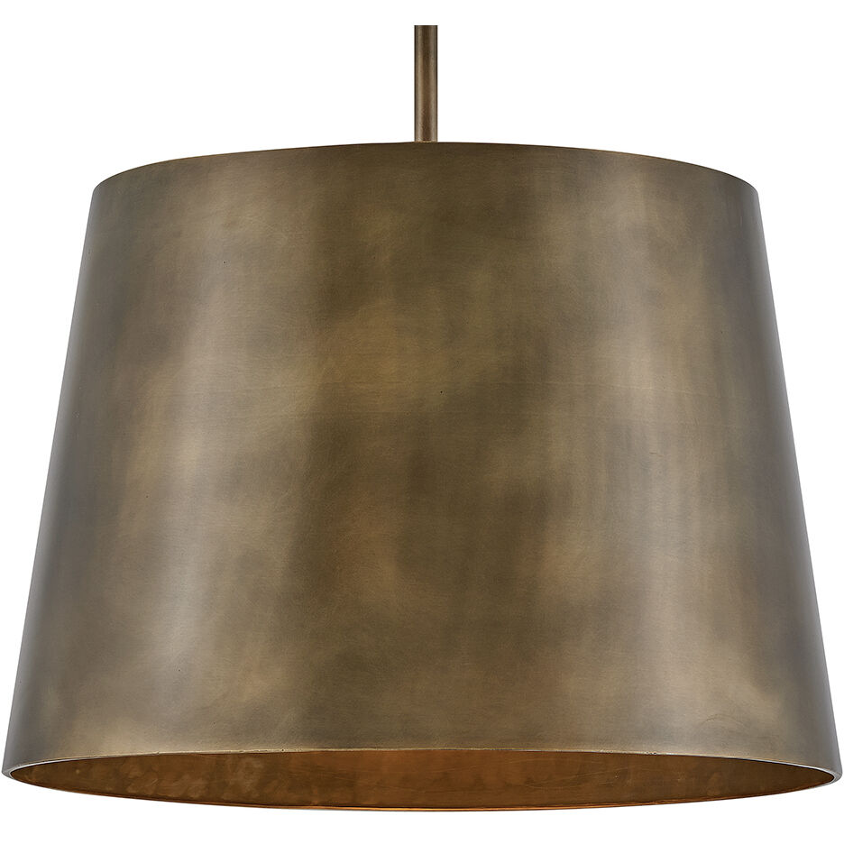 Open Air Alder 1 Light 20 inch Burnished Bronze Outdoor Pendant