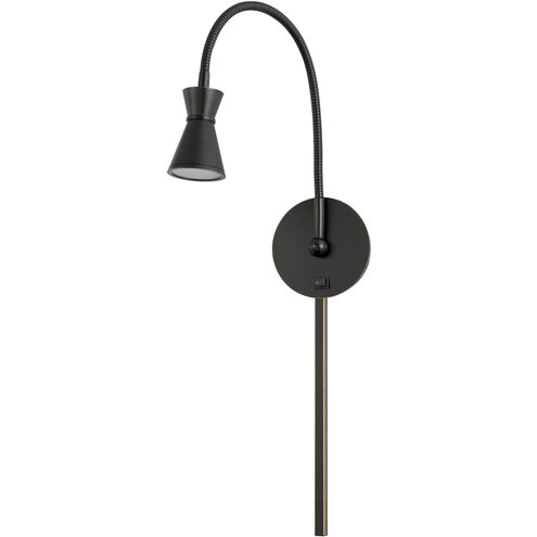 Acerra LED 5 inch Dark Bronze Wall Lamp Wall Light