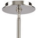 Solara 6 Light 28 inch Polished Nickel with Graywash Chandelier Ceiling Light