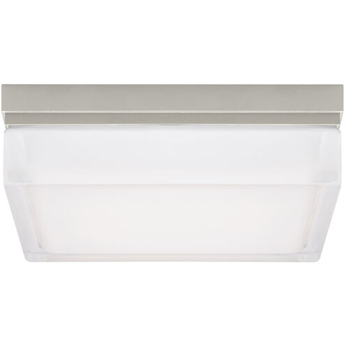 Sean Lavin Boxie LED 9 inch Satin Nickel Flush Mount Ceiling Light in LED 3000K 120V, Integrated LED