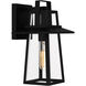 Devonport 1 Light 13 inch Matte Black Outdoor Wall Lantern