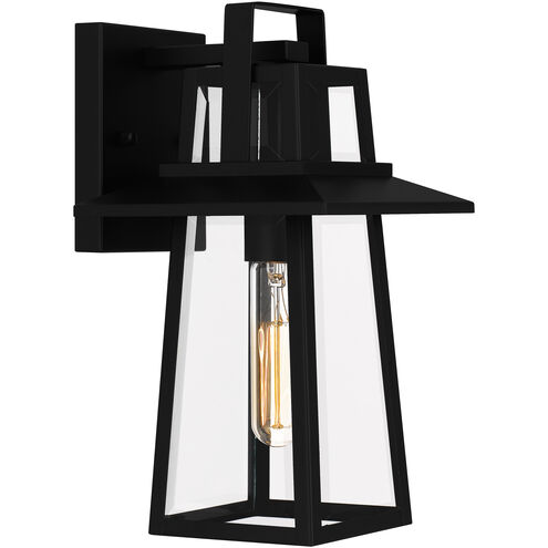 Quoizel Devonport 1 Light 13 inch Matte Black Outdoor Wall Lantern DEV8407MBK - Open Box