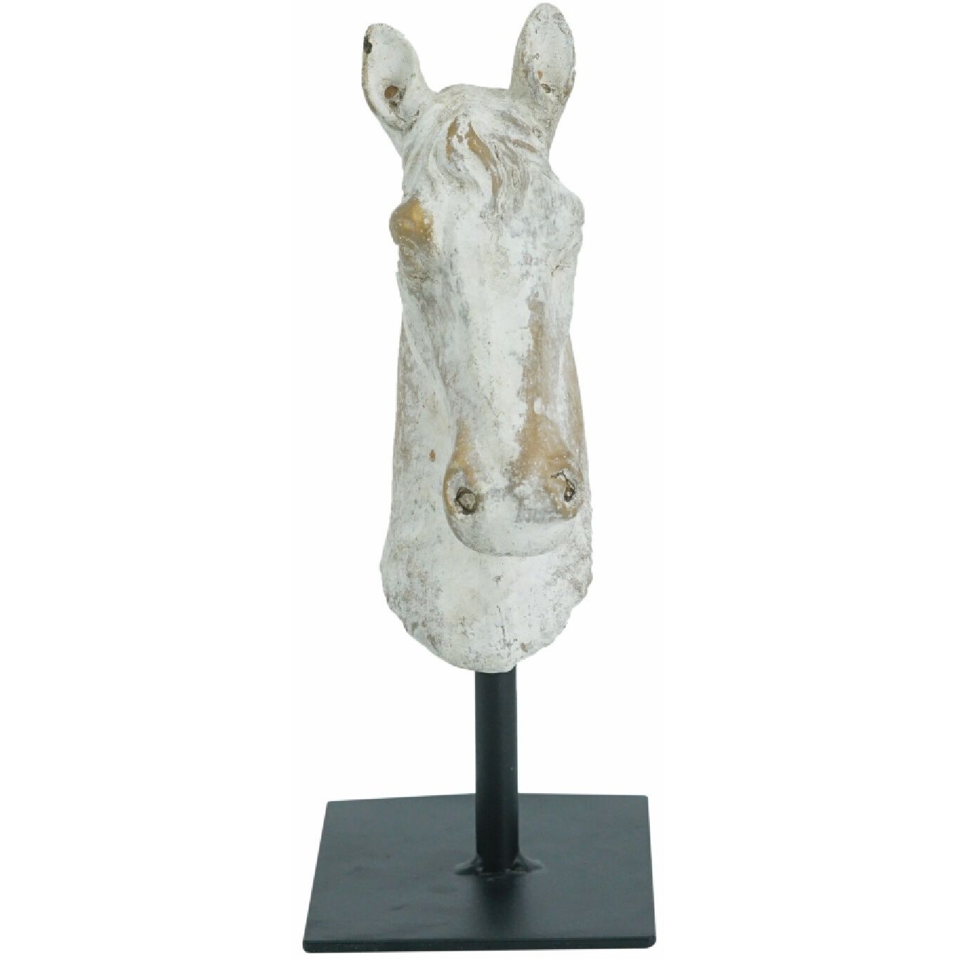 Anita Gray/Gold/Black Outdoor Statue