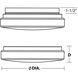 Cirrus LED 19 inch White Flush Mount Ceiling Light