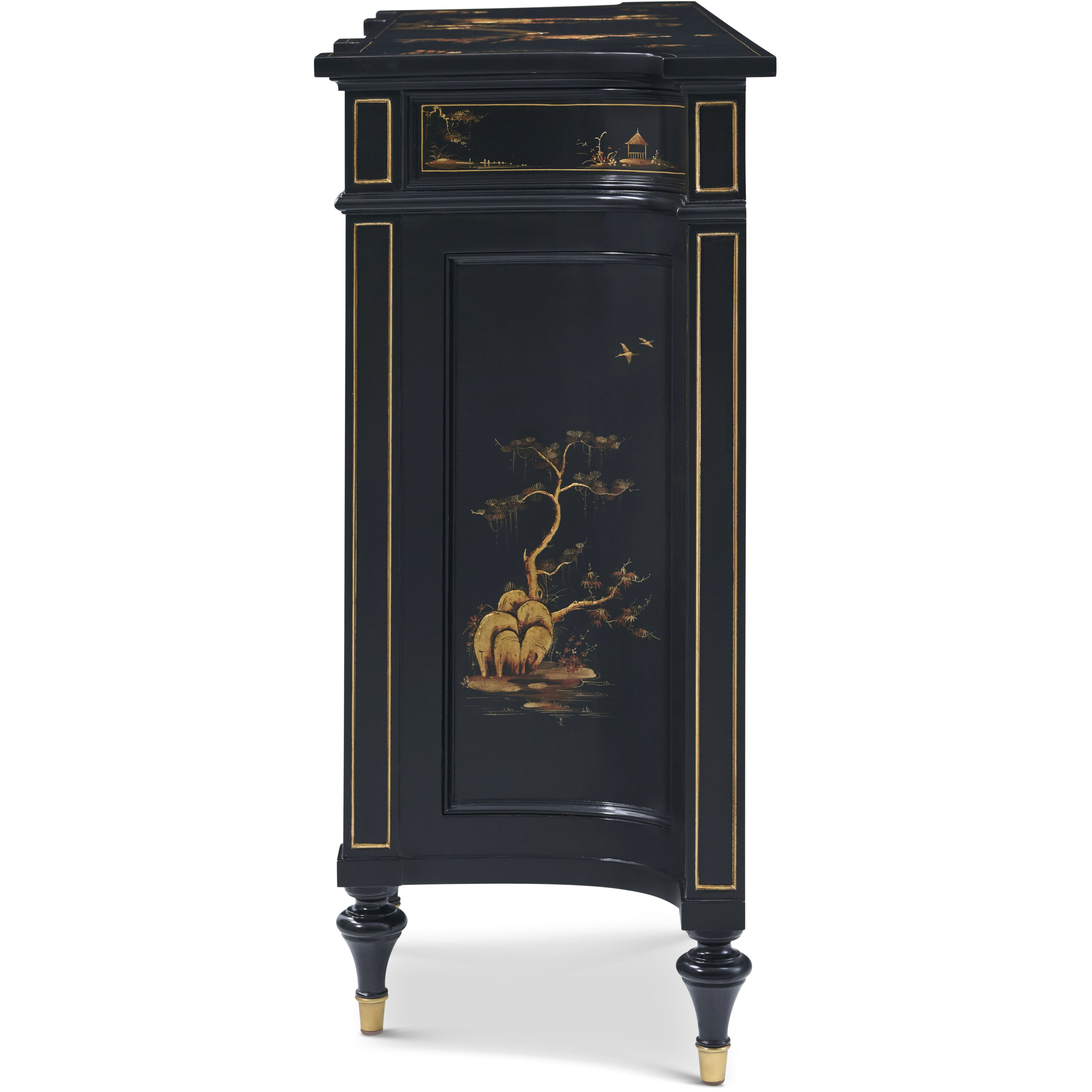 Brushwork Emperor Cabinet, Wooden, 3-Door