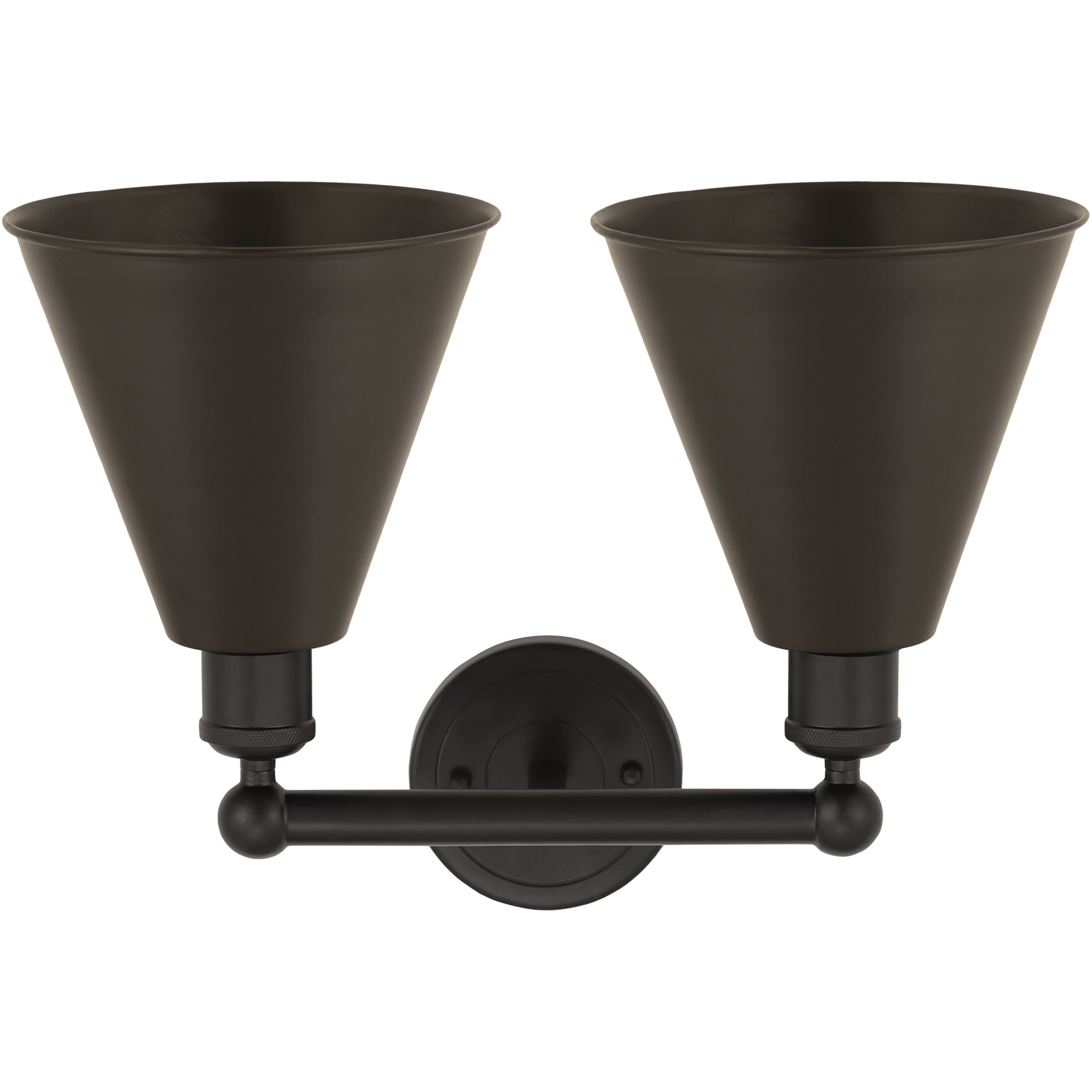 Ballston Cone 2 Light 17 inch Oil Rubbed Bronze Bath Vanity Light Wall Light