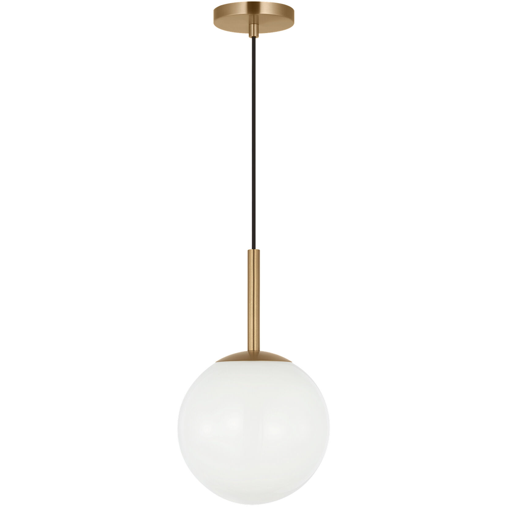 Nube LED 9 inch Satin Brass Pendant Ceiling Light