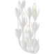 Lisa McDennon Flora 3 Light 7 inch Textured Plaster Sconce Wall Light, Sconce