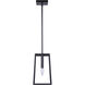 Madison 1 Light 7 inch Black Pendant Ceiling Light