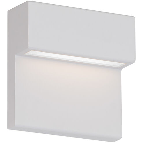 Balance LED 6 inch White Outdoor Wall Light in 3500K, dweLED