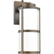 Lantern LED 14 inch Bronze Outdoor Wall Light