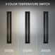 Midnight LED 46 inch Black Outdoor Wall Lighting in 3000K