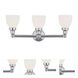 Classic 3 Light 23.75 inch Polished Chrome Vanity Sconce Wall Light