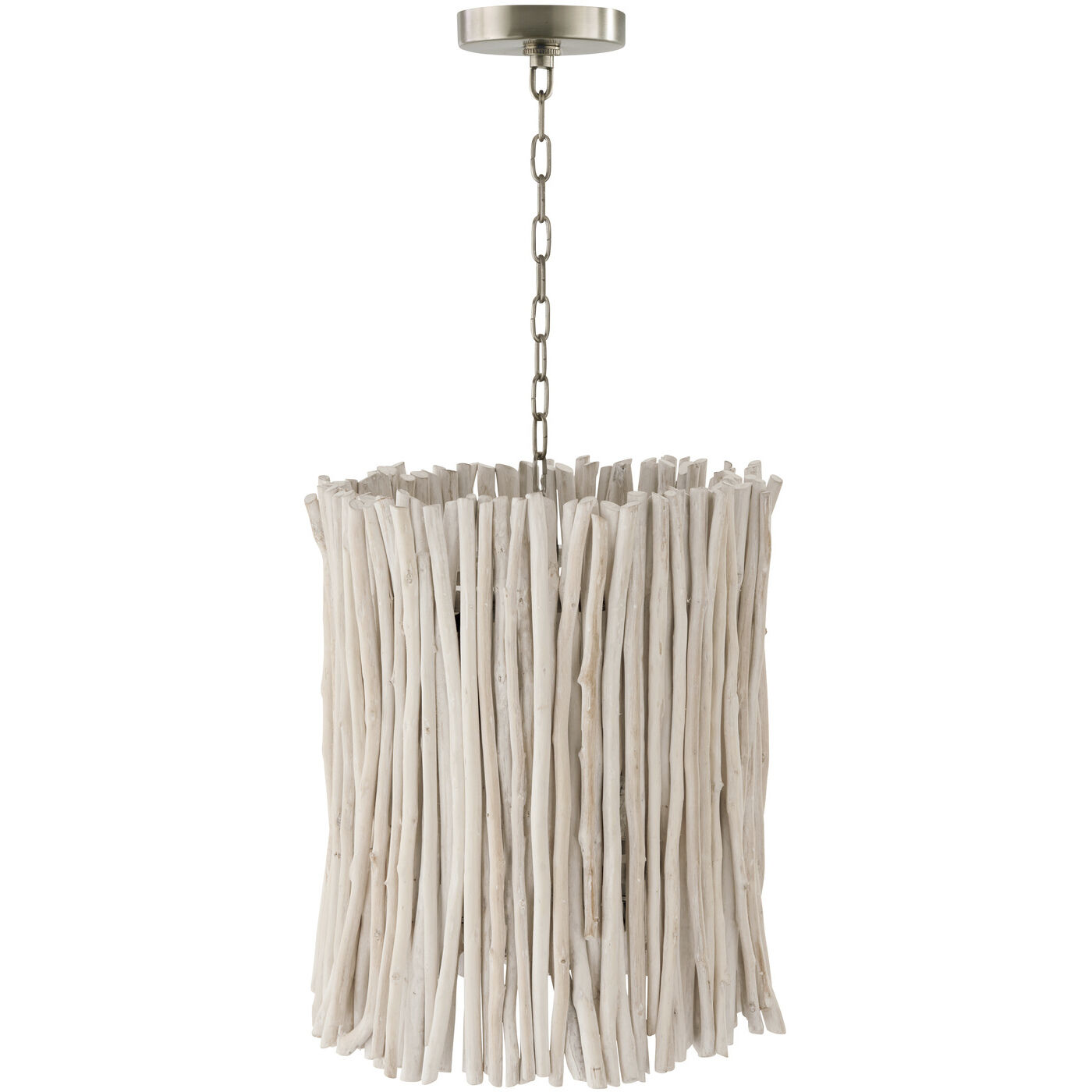 Cara 4 Light 16 inch Brushed Pewter Pendant Ceiling Light