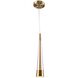 Sunnyvale LED 2.5 inch Brass Down Pendant Ceiling Light