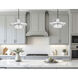 Ludo Pendant Ceiling Light in Brushed Nickel