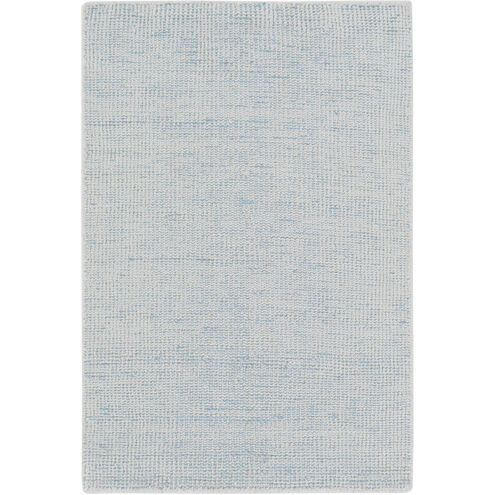 Mirabella 36 X 24 inch Bright Blue, Light Gray Rug