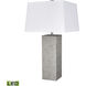 Unbound 32 inch 9.00 watt Light Gray Table Lamp Portable Light