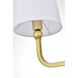 Colson 2 Light 16 inch Brass Bath Sconce Wall Light