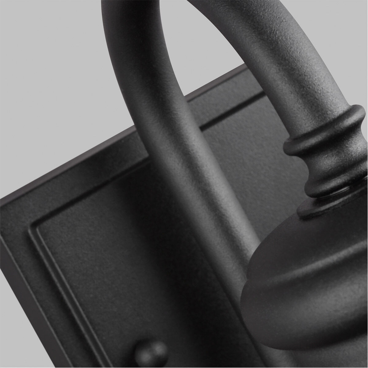 Redding Station 1 Light 9.63 inch Textured Black Outdoor Wall Lantern, Small