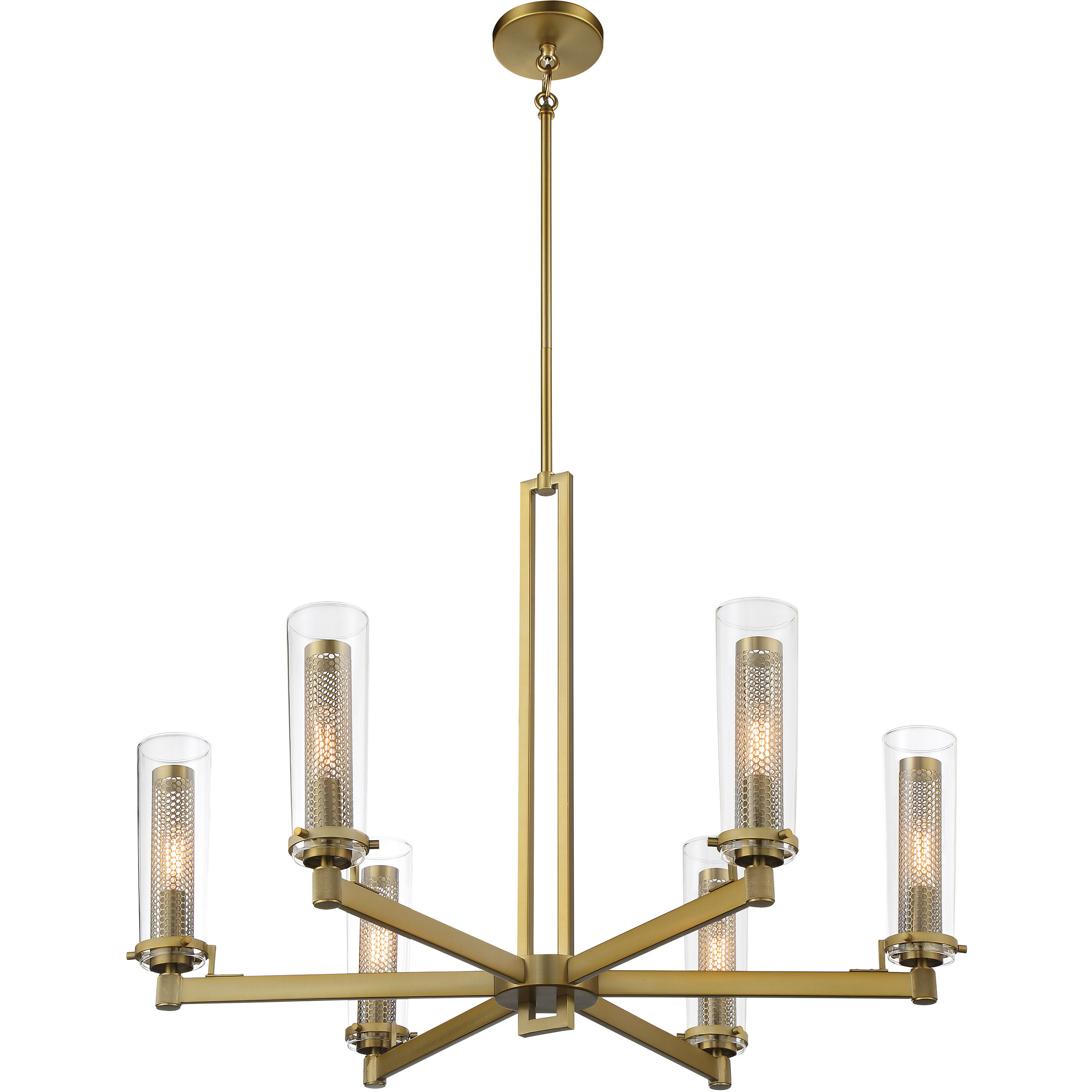 Emmerham 6 Light 32 inch Soft Brass Chandelier Ceiling Light