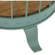 Charlotte 66.5 X 26 X 24 inch Green/Brown Shelf