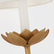 Julie Neill Clementine LED 7.25 inch Antique Gold Leaf Tail Sconce Wall Light