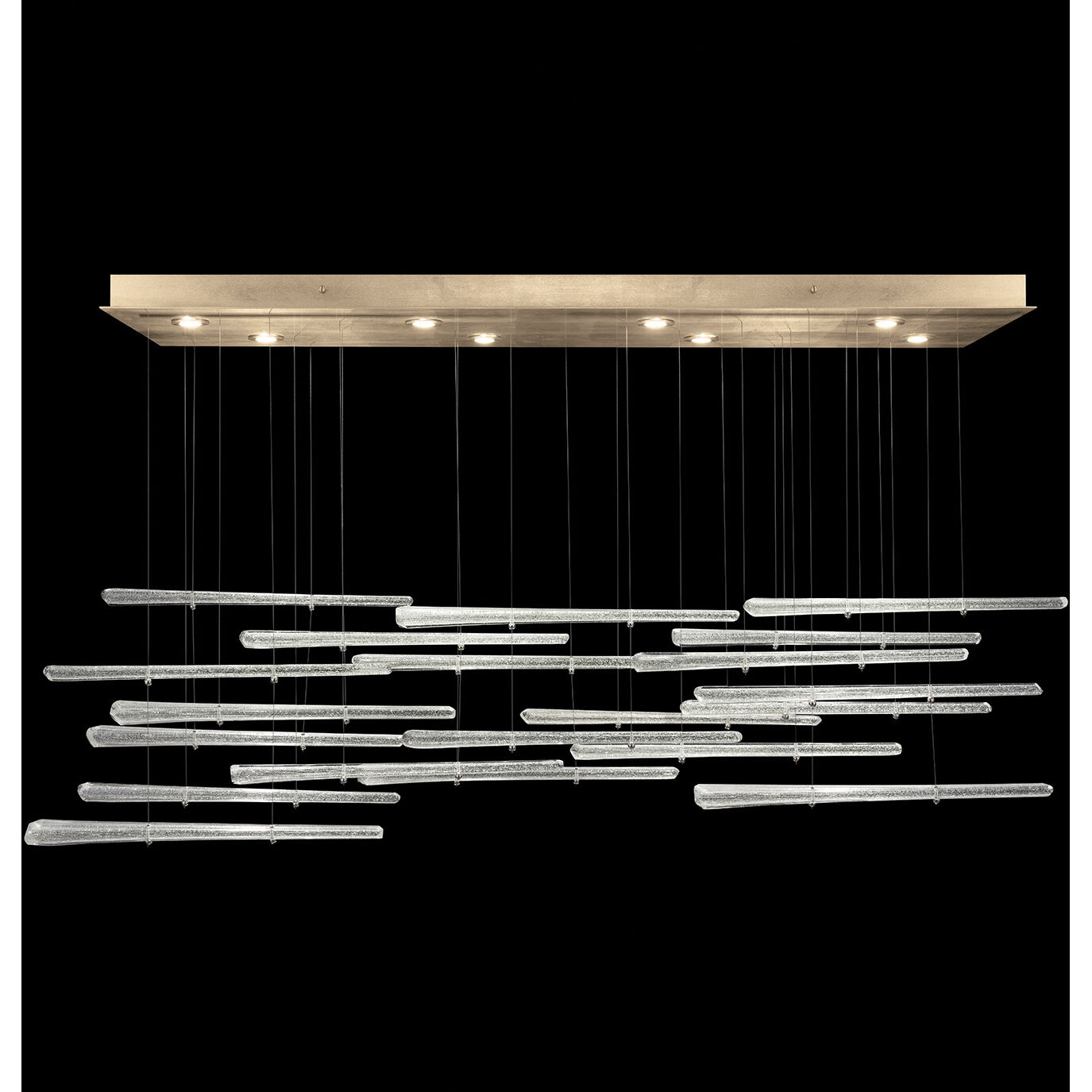 Elevate 8 Light 62 inch Gold Pendant Ceiling Light