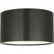 Mick De Giulio Dola LED 13 inch Bronze Flush Mount Ceiling Light