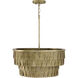 Arden 4 Light 20.5 inch Ancestral Gold Pendant Ceiling Light