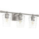 Goodwin 3 Light 25.19 inch Satin Nickel Vanity Light Wall Light