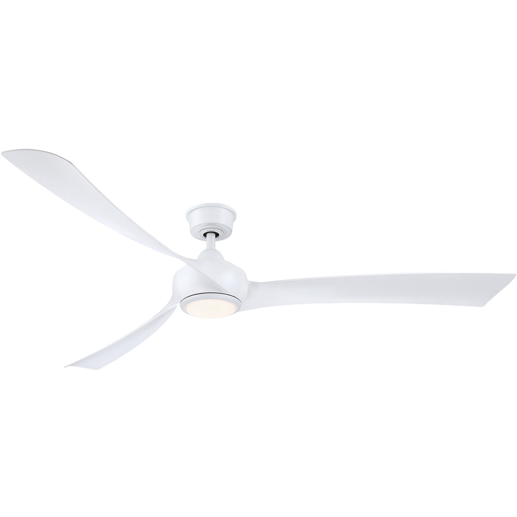 Wrap Custom 8.88 inch Matte White Fan Motor Only