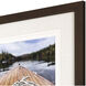 Waterside Brown and Blue and Multi Framed Art