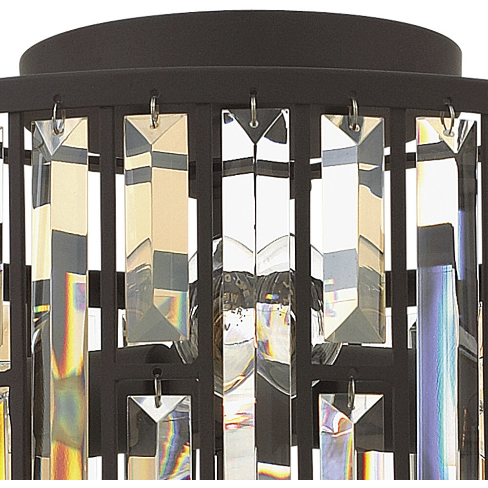 Gemma LED 16.5 inch Vintage Bronze Foyer Light Ceiling Light, Flush Mount