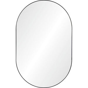 Webster 40 X 26 inch Black Wall Mirror