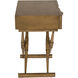 Zanta 28 X 28 inch Saddle Brown Side Table