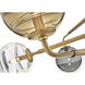 Oberon LED 36.5 inch Heritage Brass Chandelier Ceiling Light