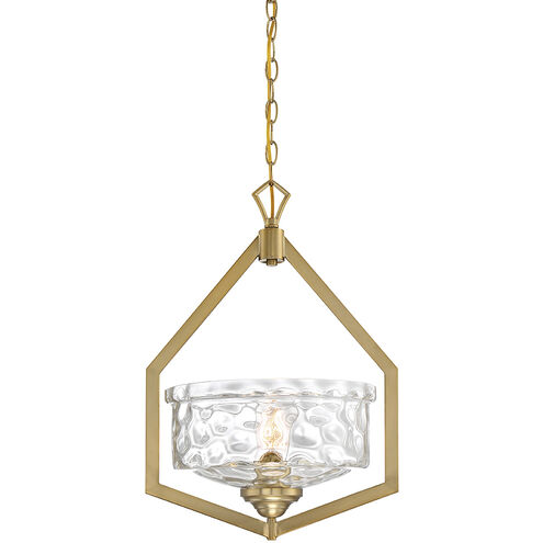 Drake 1 Light 14 inch Brushed Gold Foyer Light Ceiling Light
