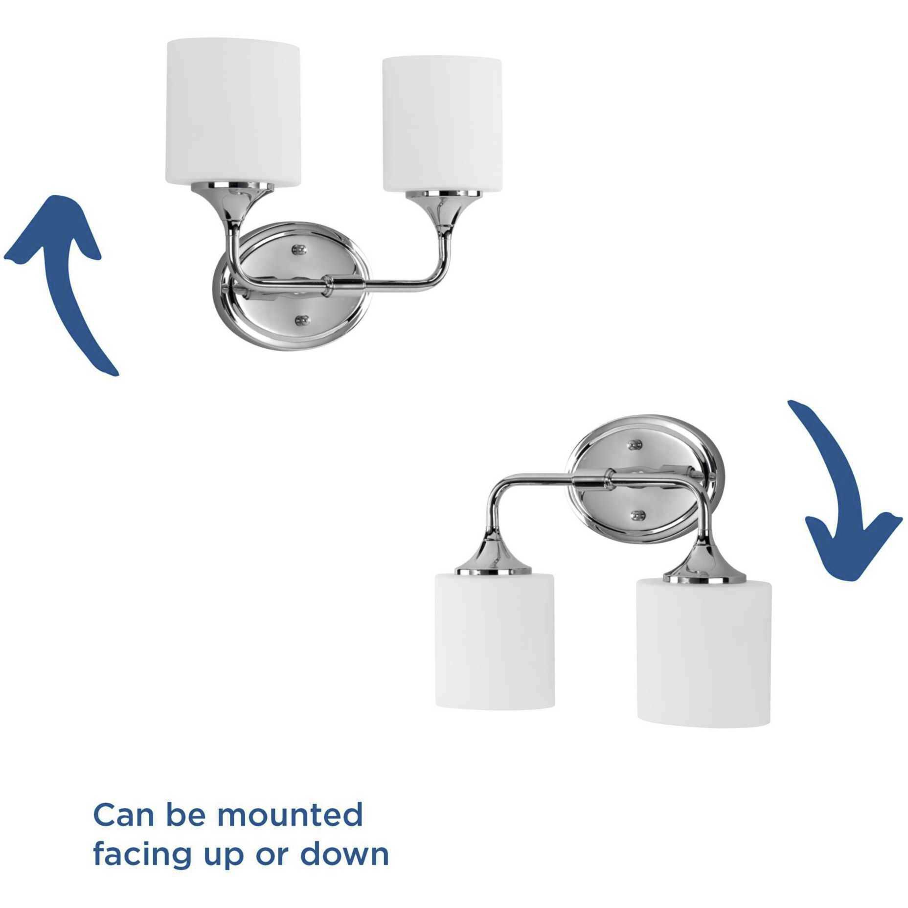 Lynzie 2 Light 15 inch Polished Chrome Bath Vanity Wall Light