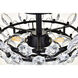 Emilia 3 Light 14 inch Black Flush Mount Ceiling Light