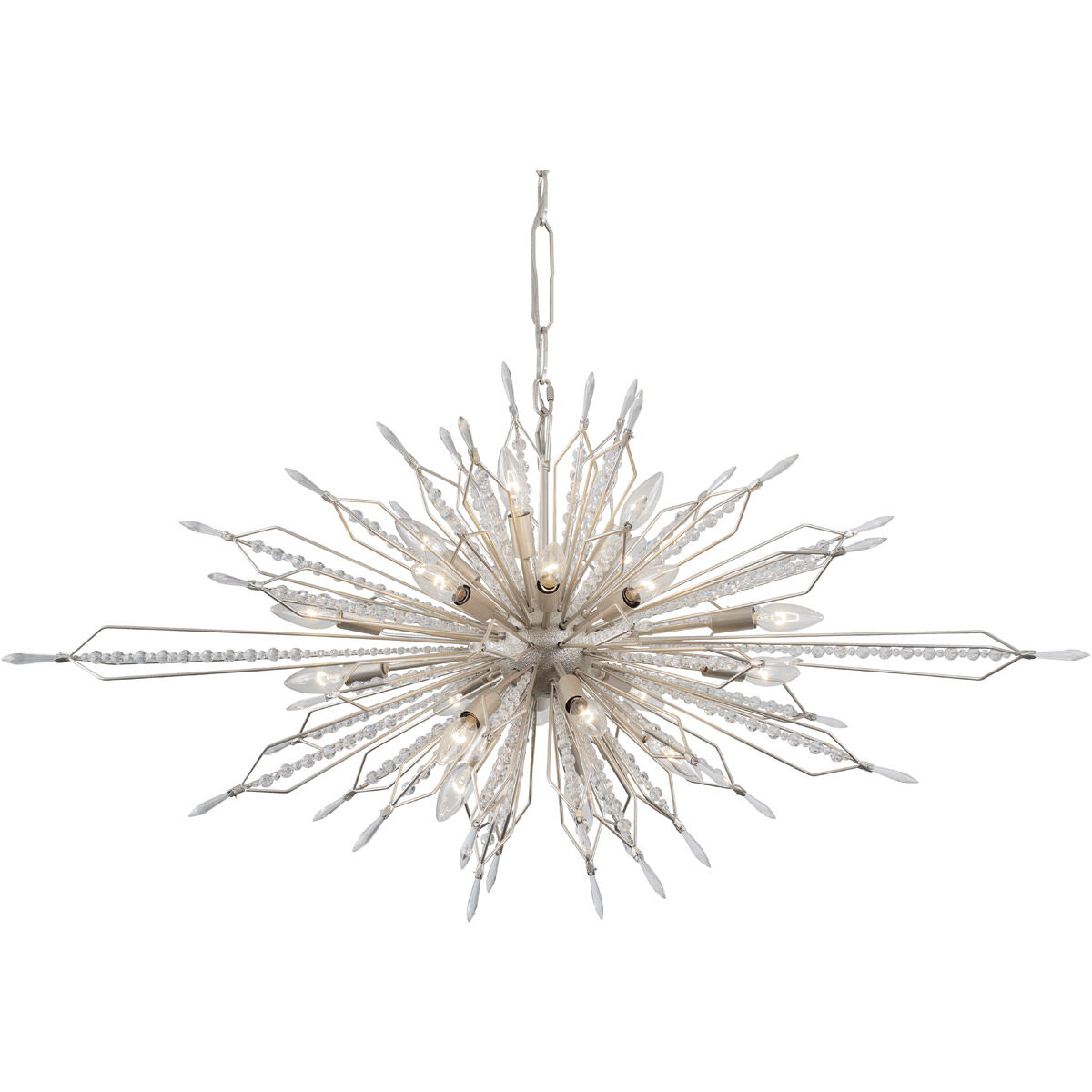 Orbital Linear Pendant Ceiling Light in Gold Dust, 20