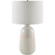 Togo 27 inch 100 watt Glazed and Painted Accent Table Lamp Portable Light