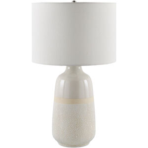 Togo 27 inch 100 watt Glazed and Painted Accent Table Lamp Portable Light