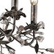 Circeo 5 Light 21 inch Silvered Bronze with Clear Chandelier Ceiling Light